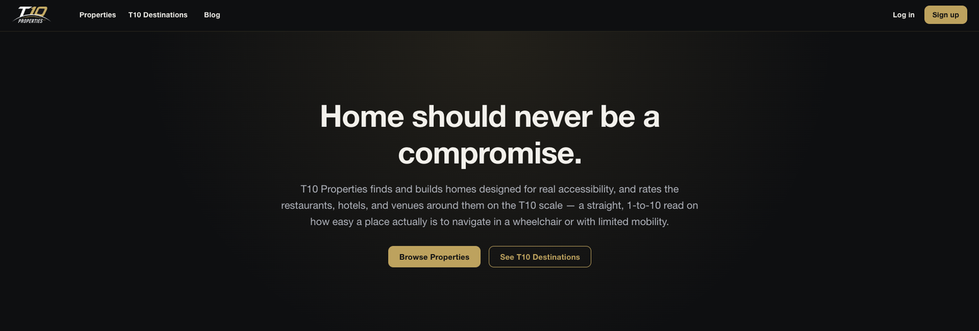 T10 Properties screenshot